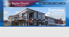 Desktop Screenshot of eastviewbaptist.org.nz